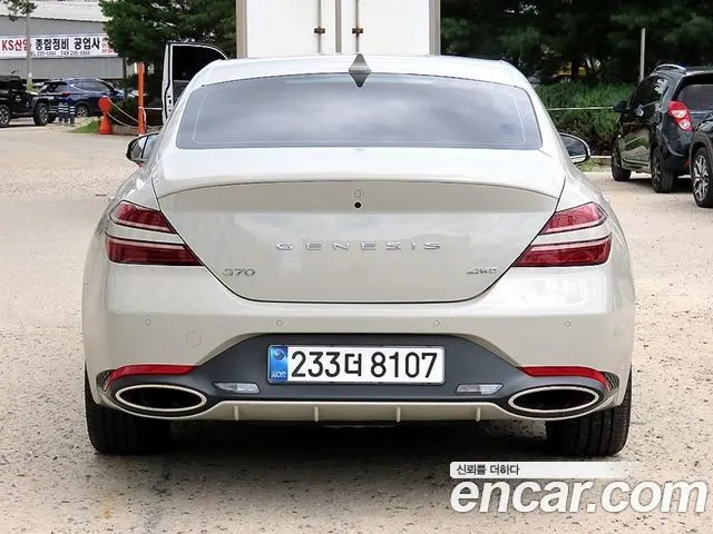 GENESIS G70 2025 — 21 403 км, светло-серебристый, Корея — под ключ — фото 4