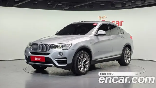 BMW X4 2017 — 170 123 км, серебристый, Корея — под ключ — фото 1