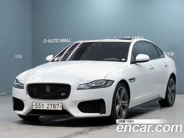 JAGUAR XF 2017 — 82 221 км, белый, Корея — под ключ — фото 1