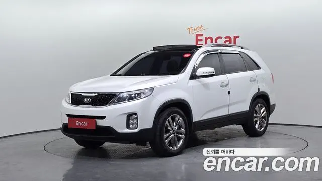 KIA SORENTO R 2014 — 114 997 км, белый, Корея — под ключ — фото 1