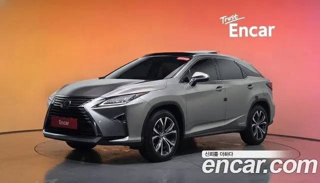 LEXUS RX450H 2018 — 102 242 км, бежевый, Корея — под ключ — фото 2
