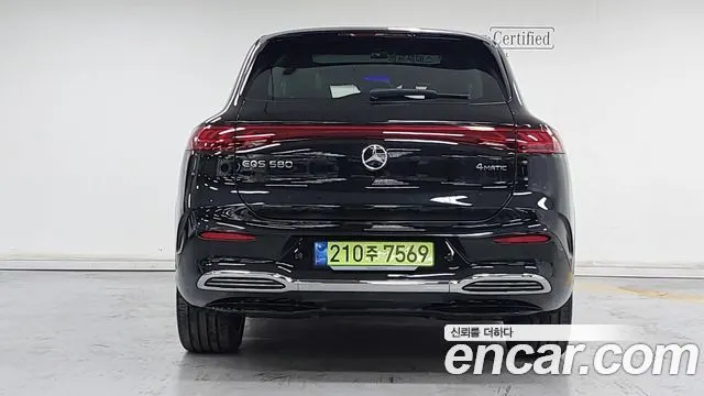 MERCEDES-BENZ EQS SUV X296 2024 — 5 193 км, чёрный, Корея — под ключ — фото 4