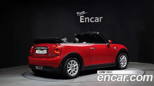 MINI COOPER CONVERTIBLE 2018 — 62 316 км, красный, Корея — под ключ — фото 2