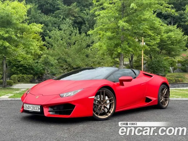 LAMBORGHINI HURACAN 2018 — 25 500 км, красный, Корея — под ключ — фото 3