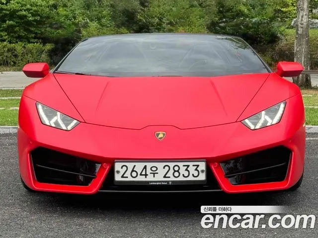 LAMBORGHINI HURACAN 2018 — 25 500 км, красный, Корея — под ключ — фото 4