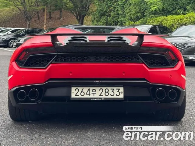 LAMBORGHINI HURACAN 2018 — 25 500 км, красный, Корея — под ключ — фото 9