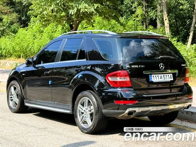 MERCEDES-BENZ M-CLASS W164 2011 — 147 000 км, чёрный, Корея — под ключ — фото 4