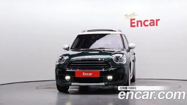 MINI COOPER D COUNTRYMAN 2018 — 91 913 км, тёмно-зелёный, Корея — под ключ — фото 3