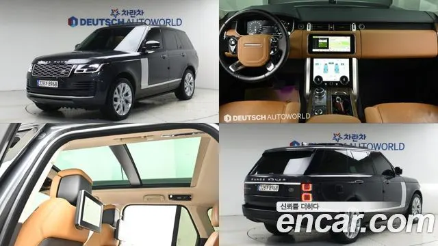 LAND ROVER RANGE ROVER (4 ПОК.) — из Кореи под ключ