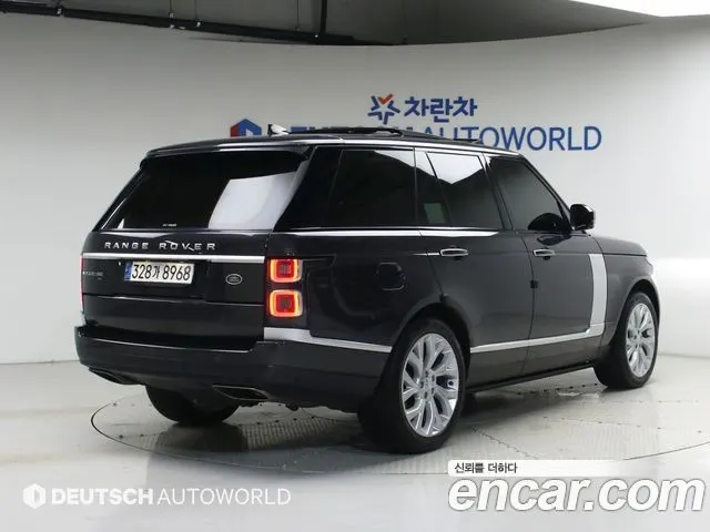 LAND ROVER RANGE ROVER (4 ПОК.) 2021 — 123 160 км, серый, Корея — под ключ — фото 2