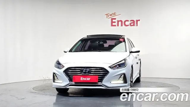 HYUNDAI SONATA HYBRID 2018 — 114 055 км, белый, Корея — под ключ — фото 3