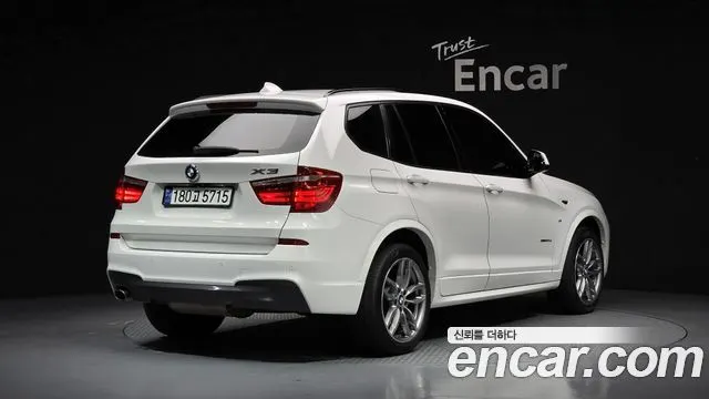 BMW X3 2017 — 125 087 км, белый, Корея — под ключ — фото 2