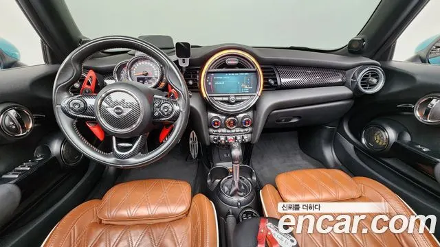 MINI COOPER S CONVERTIBLE 2016 — 98 478 км, голубой, Корея — под ключ — фото 7