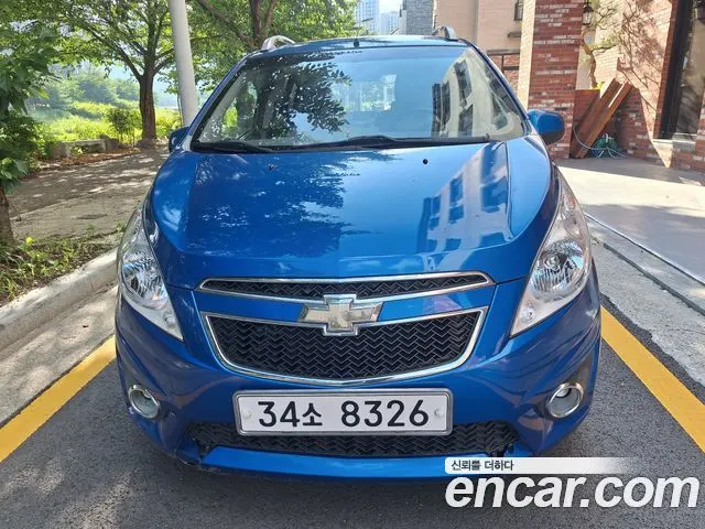CHEVROLET SPARK 2012 — 142 851 км, синий, Корея — под ключ — фото 3