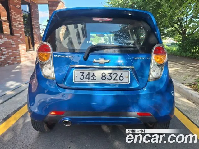 CHEVROLET SPARK 2012 — 142 851 км, синий, Корея — под ключ — фото 4