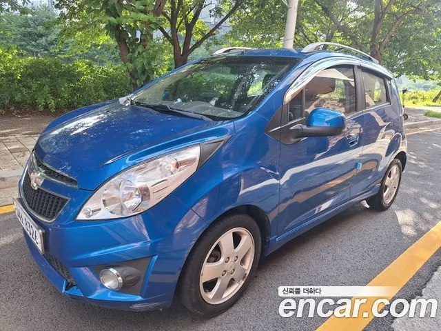 CHEVROLET SPARK 2012 — 142 851 км, синий, Корея — под ключ — фото 6