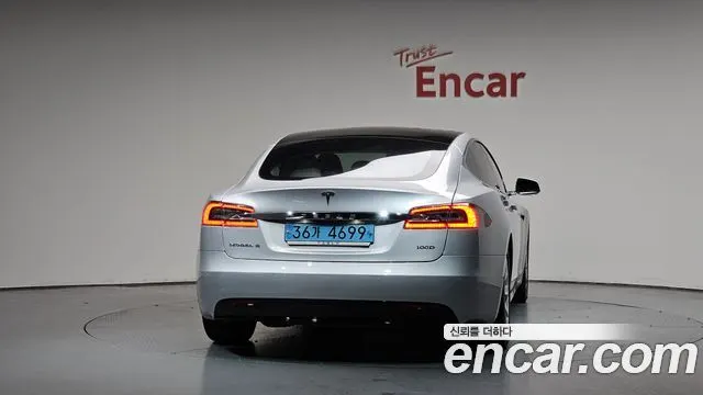 TESLA MODEL S 2017 — 49 016 км, серебристо-серый, Корея — под ключ — фото 4