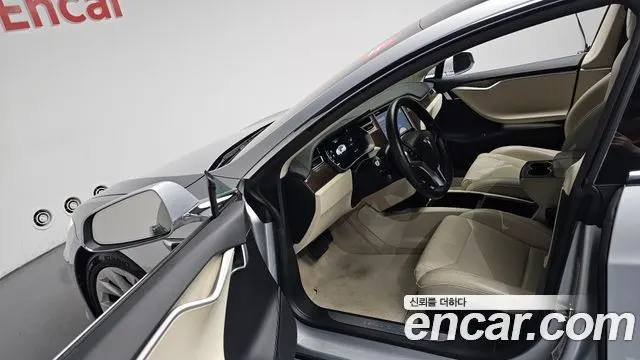 TESLA MODEL S 2017 — 49 016 км, серебристо-серый, Корея — под ключ — фото 10