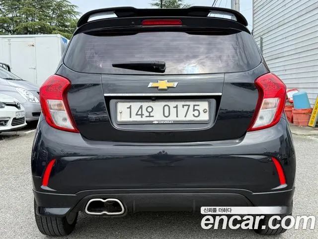 CHEVROLET SPARK 2016 — 106 174 км, чёрный, Корея — под ключ — фото 2