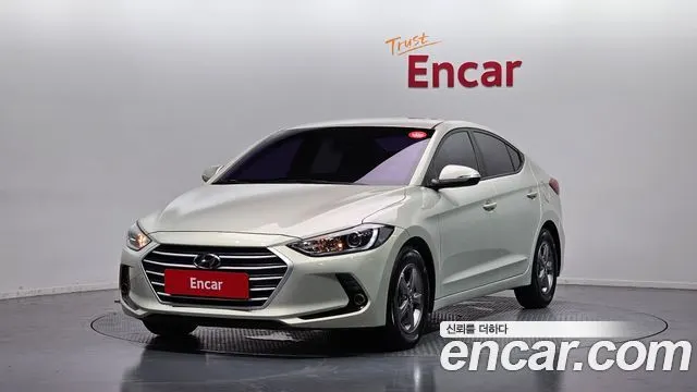 HYUNDAI AVANTE 2016 — 95 444 км, белый-перламутр, Корея — под ключ — фото 12