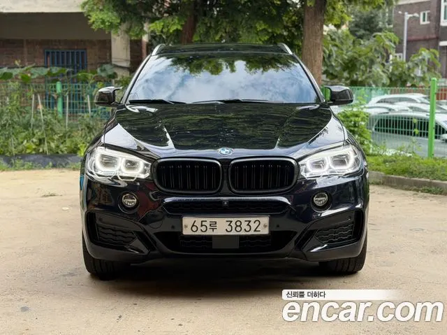 BMW X6 2019 — 160 400 км, чёрный, Корея — под ключ — фото 2