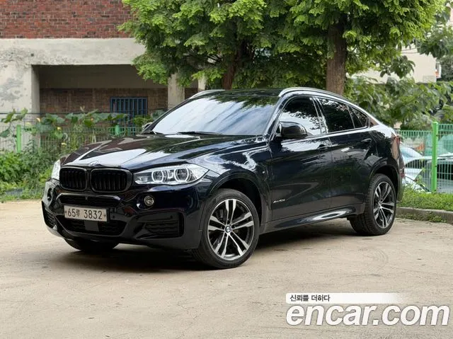 BMW X6 2019 — 160 400 км, чёрный, Корея — под ключ — фото 11