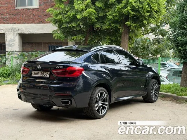 BMW X6 2019 — 160 400 км, чёрный, Корея — под ключ — фото 3