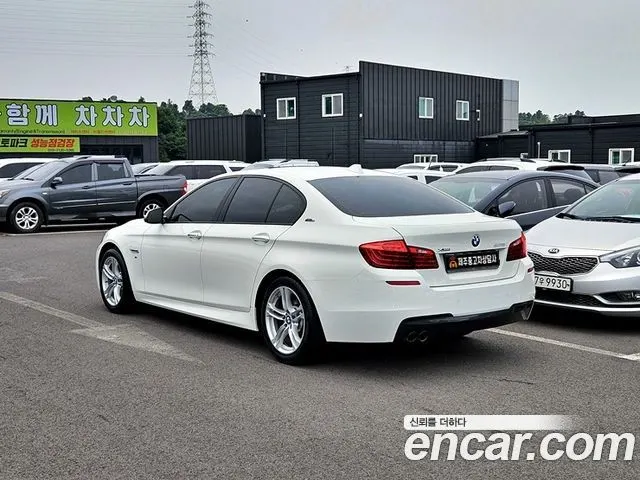 BMW 5 SERIES 2016 — 98 000 км, белый, Корея — под ключ — фото 4