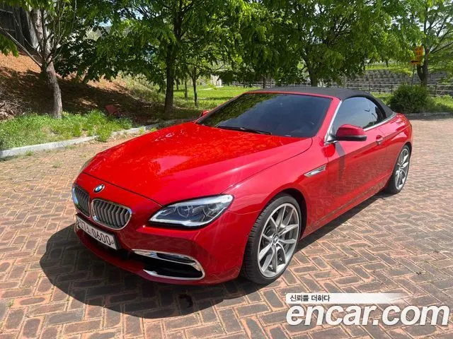 BMW 6 SERIES 2016 — 69 000 км, красный, Корея — под ключ — фото 1