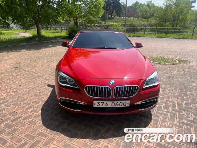 BMW 6 SERIES 2016 — 69 000 км, красный, Корея — под ключ — фото 3