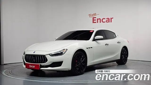 MASERATI GHIBLI 2019 — 153 074 км, белый, Корея — под ключ — фото 1