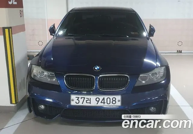 BMW 3 SERIES 2011 — 254 000 км, синий, Корея — под ключ — фото 3