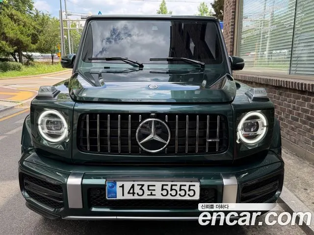 MERCEDES-BENZ G-CLASS W463B 2023 — 12 900 км, тёмно-зелёный, Корея — под ключ — фото 1