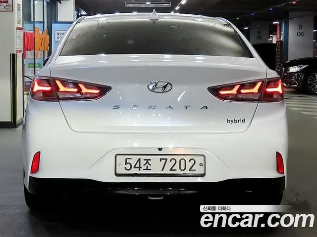 HYUNDAI SONATA HYBRID 2018 — 177 544 км, белый, Корея — под ключ — фото 4
