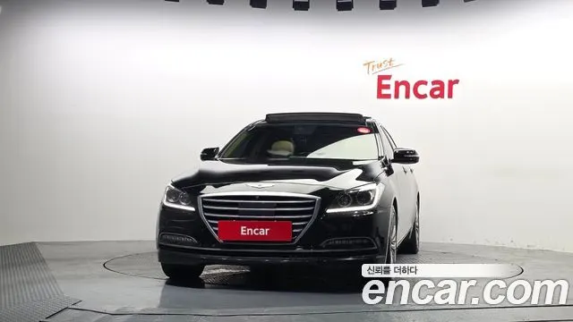 HYUNDAI GENESIS DH 2016 — 132 049 км, чёрный, Корея — под ключ — фото 11