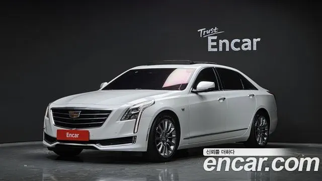 CADILLAC CT6 2018 — 79 718 км, белый, Корея — под ключ — фото 1