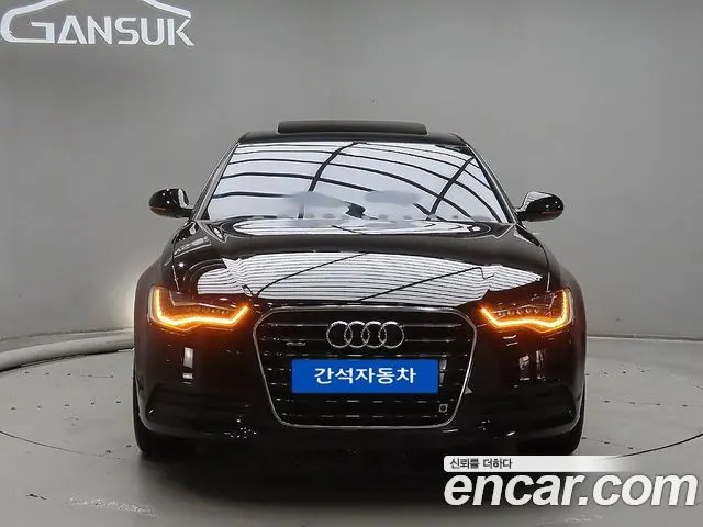AUDI A6 2015 — 156 746 км, чёрный, Корея — под ключ — фото 3
