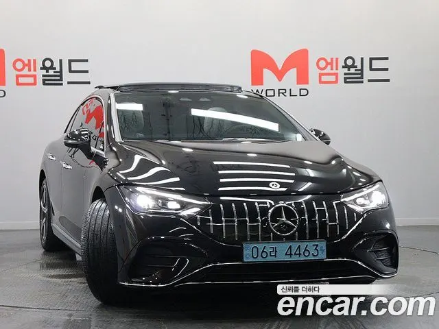 MERCEDES-BENZ EQE V295 2023 — 32 608 км, чёрный, Корея — под ключ — фото 3