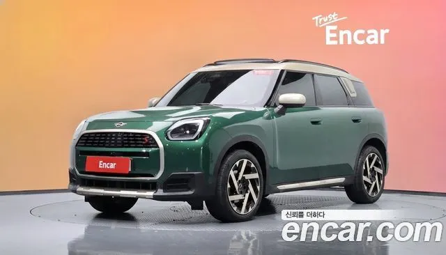 MINI COOPER S COUNTRYMAN 2024 — 21 304 км, тёмно-зелёный, Корея — под ключ — фото 2