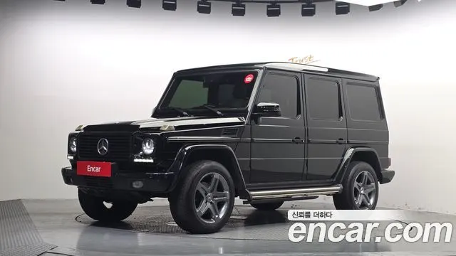 MERCEDES-BENZ G-CLASS W463 2013 — 123 828 км, чёрный, Корея — под ключ — фото 1