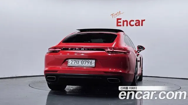 PORSCHE PANAMERA 2019 — 70 900 км, красный, Корея — под ключ — фото 4