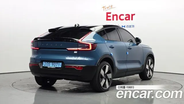 VOLVO C40 RECHARGE 2022 — 86 033 км, синий, Корея — под ключ — фото 2