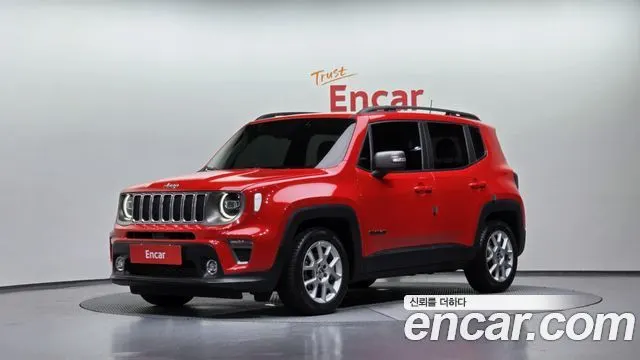 JEEP RENEGADE 2020 — 47 594 км, красный, Корея — под ключ — фото 1