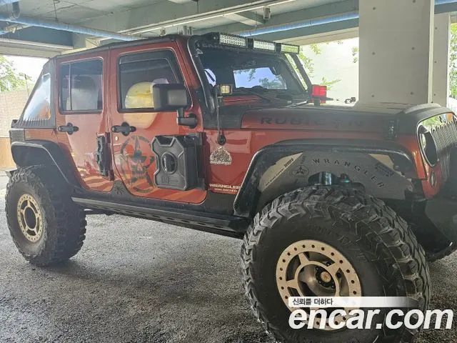 JEEP WRANGLER 2014 — 98 622 км, оранжевый, Корея — под ключ — фото 1