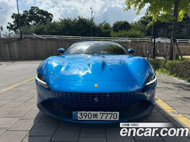 FERRARI ROMA 2024 — 3 500 км, синий, Корея — под ключ — фото 2