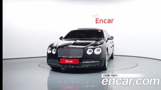BENTLEY FLYING SPUR 2014 — 114 293 км, чёрный, Корея — под ключ — фото 3