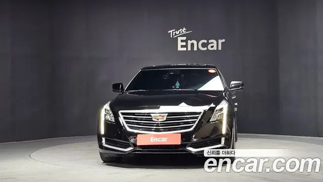 CADILLAC CT6 2018 — 85 604 км, чёрный, Корея — под ключ — фото 3