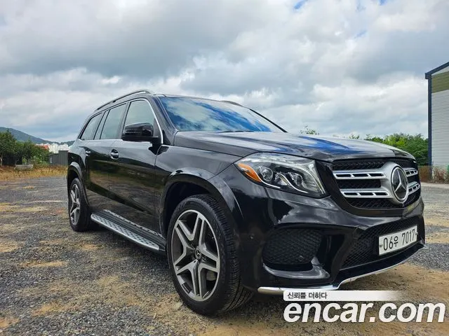 MERCEDES-BENZ GLS-CLASS X166 2017 — 100 000 км, чёрный, Корея — под ключ — фото 2