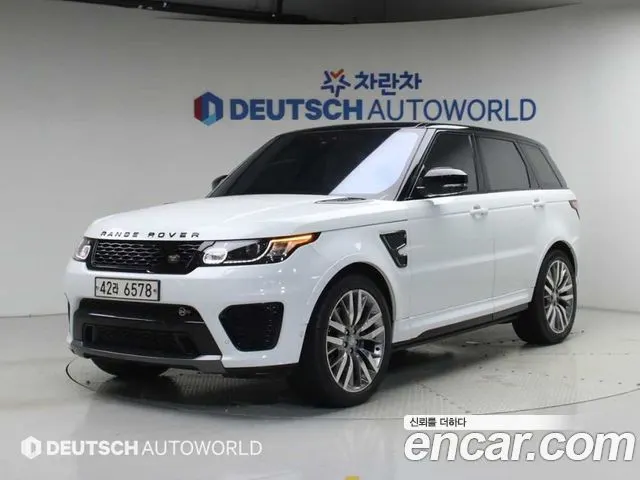 LAND ROVER RANGE ROVER SPORT 2017 — 48 460 км, белый, Корея — под ключ — фото 11