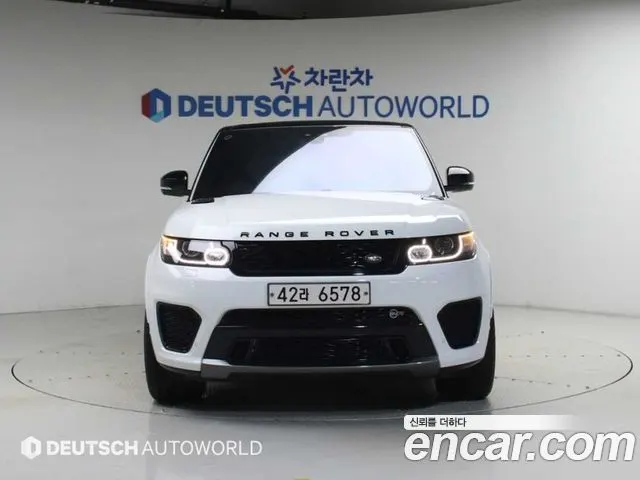LAND ROVER RANGE ROVER SPORT 2017 — 48 460 км, белый, Корея — под ключ — фото 3